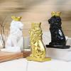 Creative Lion Statue Crown Lion Statue Handmade Art Gift Home Office Decoration Living Room Desk Home Decoration