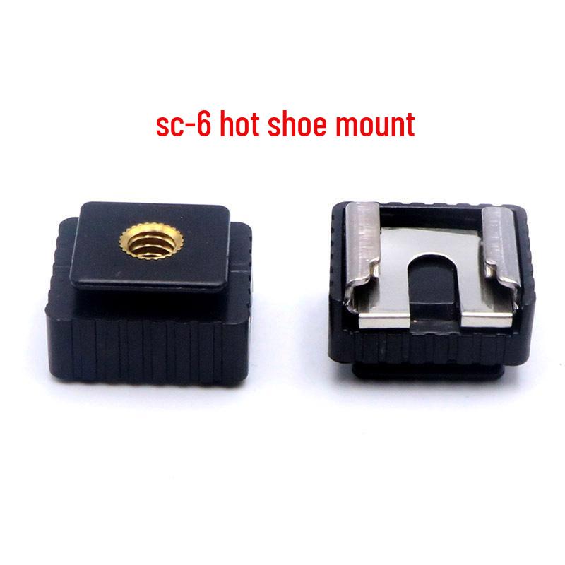 

Camera Phone Mount Bracket: Hot Shoe, Cold Shoe, 1/4 Screw, Flash Interface, Ball Head, 3/8 Conversion, DSLR Compatible
