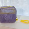 Large Capacity Dopamine Mesh Storage Bag Cosmetic Storage Tofu Bag Portable Travel Grooming Bag YLE413