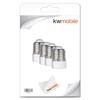 Kwmobile 4x Adaptateur De Douille - Convertisseur De Douilles E27 Vers E14 - Adaptateur De Support De Lampe Culot E14 Pour Ampoule L