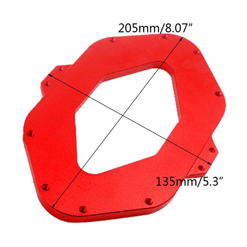 Woodworking Tool Router Aluminium Alloy Rust-Resistance Woodworking Edge Trimming Radius Corner Gauge Router Table