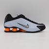 AR3565-401 Nike Shox R4 Blue Tint Total Orange Black Metallic Silver (Women's)