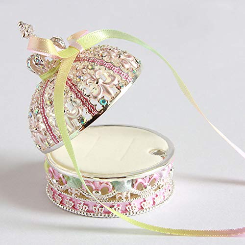 <Crown with Ribbon> Pierce Various Colors [Directly Purchased from Pierce Shop] (Silver Pink)