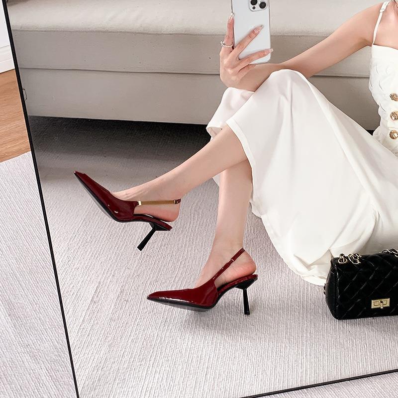 Huizhou women's shoes new spring summer women are not tired feet versatile stiletto fashion shoes high heels sandals