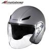 MOTO BASE Motorcycle Helmet Standard Open Face Jet Helmet Army Gray XL SG/PSC MBHL-SJ01
