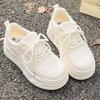 Women's New Breathable Thick-soled Heightening Board Shoes Are Versatile with Wide-leg Pants, Not Tired Feet and Light Casual Shoes