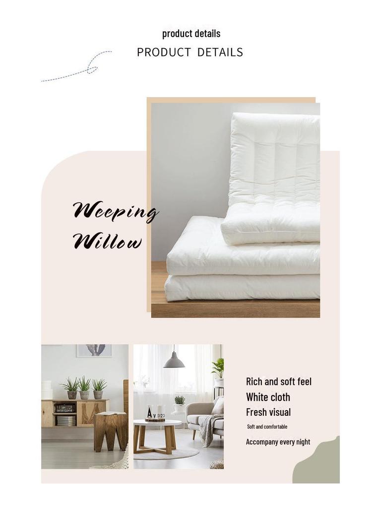 Duo Xi Ai Mei Children's Cotton Pillow - Medium/Low Softness for Home/Hotel.