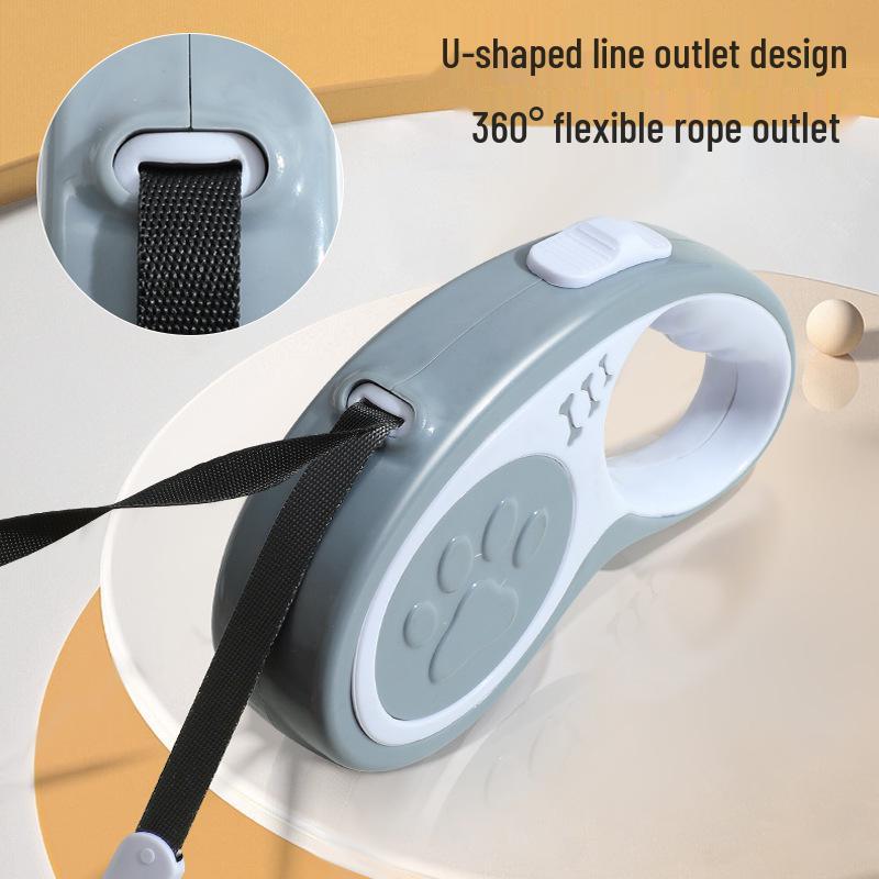 Explosion-Proof Automatic Retractable Medium Dog Leash - Pet Walking Essentials