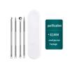 4-Piece Stainless Steel Double-Ended Blackhead and Acne Extractor Set