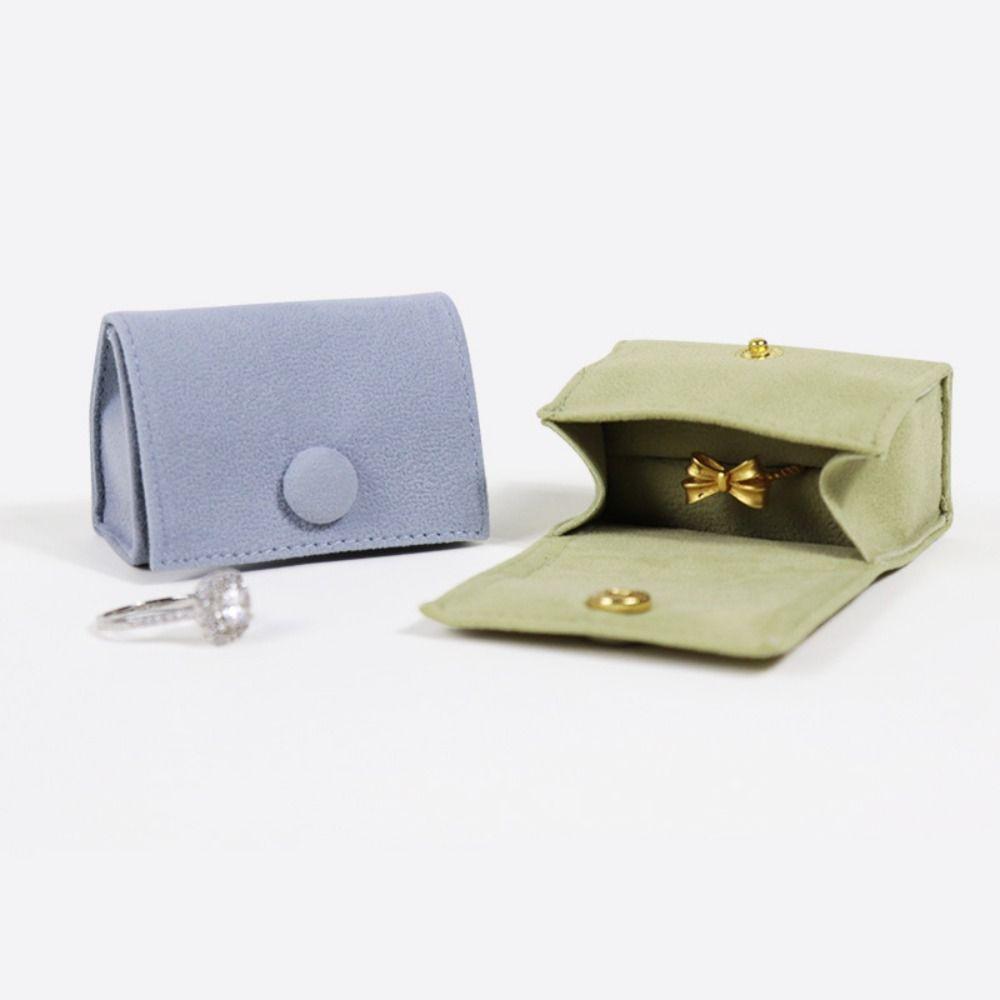 Velvet Ring Jewelry Box Portable Jewelry Organizer Simple Jewelry Case Rings Box