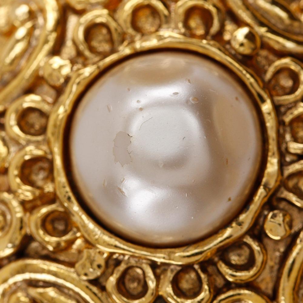 Chanel Naszyjnik vintage Platerowane Złoto/Sztuczna perła 138,3g Kobiety Używany