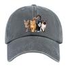 Pc Fun and Cute Cat Pattern Printed Baseball Cap Lightweight Comfortable and Breathable with Adjustable Size An Excellent