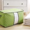 with Reinforced Handle Clothes Storage Bag Foldable Cotton Quilt Bags  For Blankets Bedding
