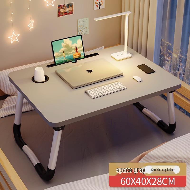 Foldable Bedside Computer Desk for Home, Bedroom, Bay Window, Dorm, or Study