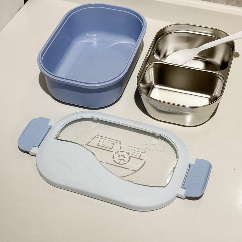 

ZISIZ Simple Stainless Steel Lunch Box