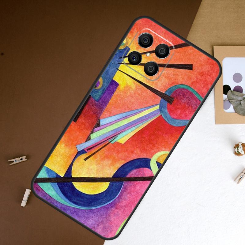 Wassily Kandinsky Abstract Artistic Case For Honor 200 Pro 400 50 70 90 X9a X9b X9c X9d X8b X8c Win Magic 7 Lite 5 6 8 Pro Cover