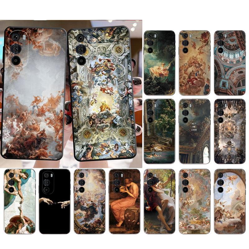 Renaissance art Painting Phone Case For Motorola Edge 60 50 40 Pro 60 50 40 30 Ultra Neo Fusion Moto G Play G Stylus G Carcasas