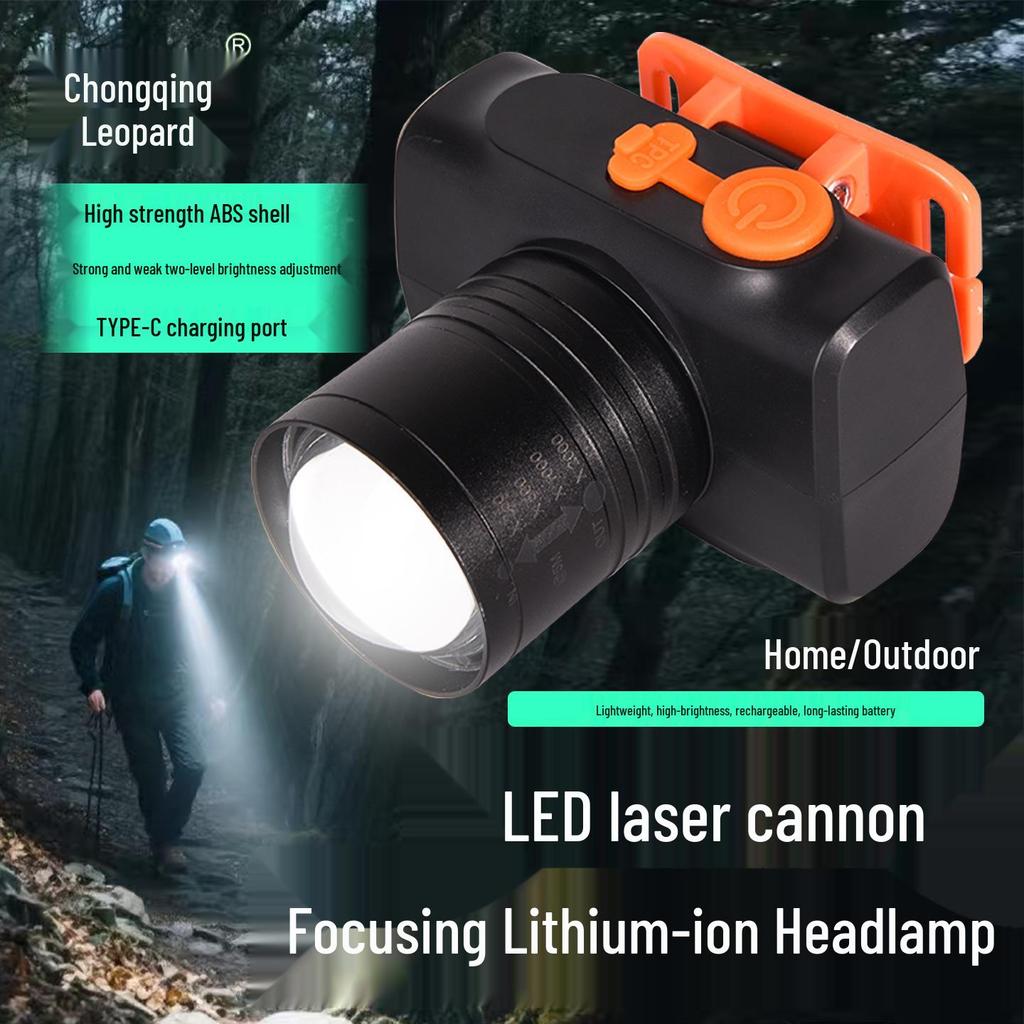 YuBao Ultra-Light Rechargeable Zoom Headlamp for Outdoor Night Activities