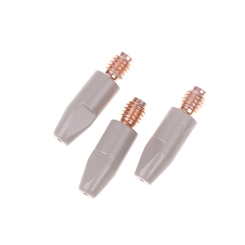 5 Piezas Boquilla de Protección de Recubrimiento 24Kd 0.8/1.0/1.2Mm Boquilla de Contacto para Antorcha Mig de 24Kd Boquilla de Contacto para Antorcha de Soldadura Mig Mag