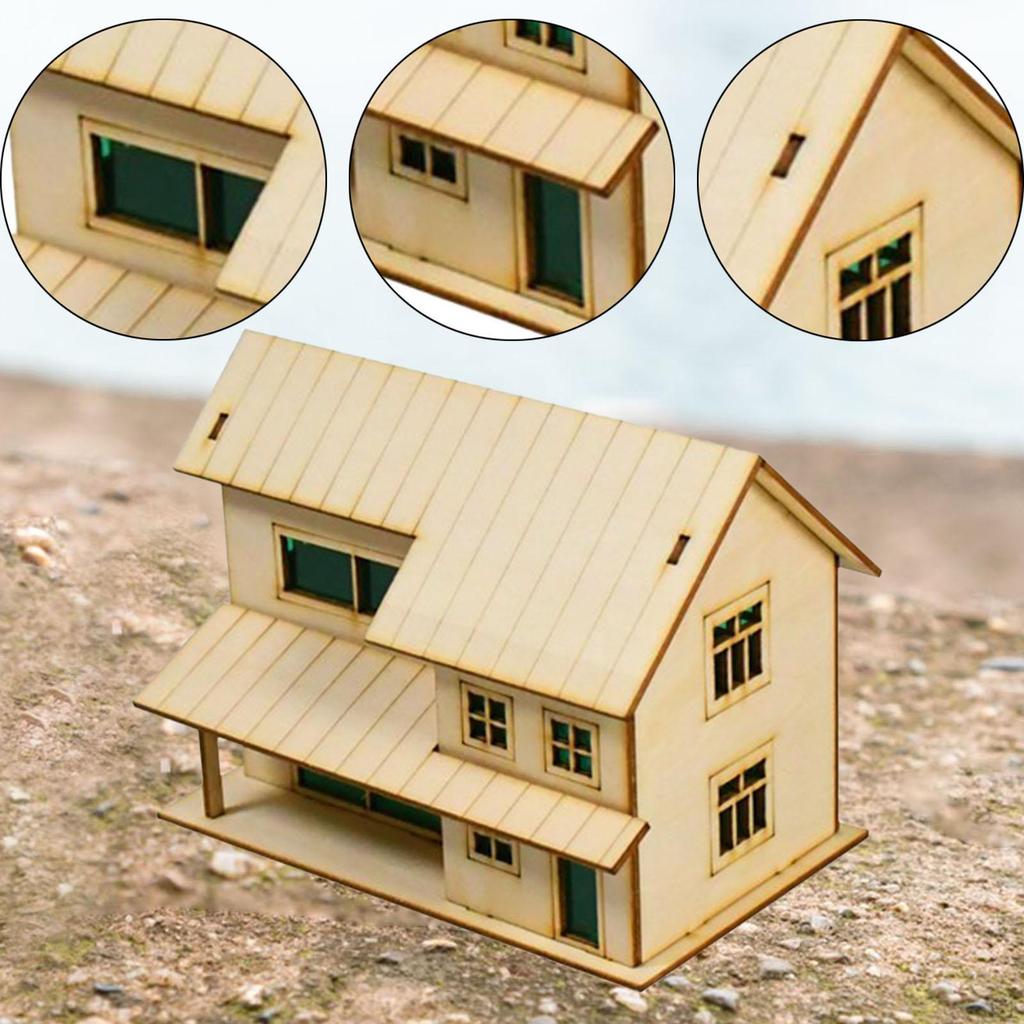 1/60 Miniature House Model Building Architecture Scene for Teens Adults Unique Gifts