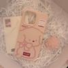 Pink Line Dog Suitable for Iphone17 Mobile Phone Case Apple 15 Girl 13 Plush Rope 16pro Max