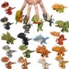 Biting Finger Dinosaurs Toy Play And Snap On Figure Novelty Doll Animal Hand Puppet Dino Party Supplies Easter Egg Fillers