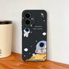 For Honor 400 Pro Phone Case Cute Astronaut Liquid Silicone Full Coverage Anti Drop Soft Back Shell For Honor400 5G Bumper Capa