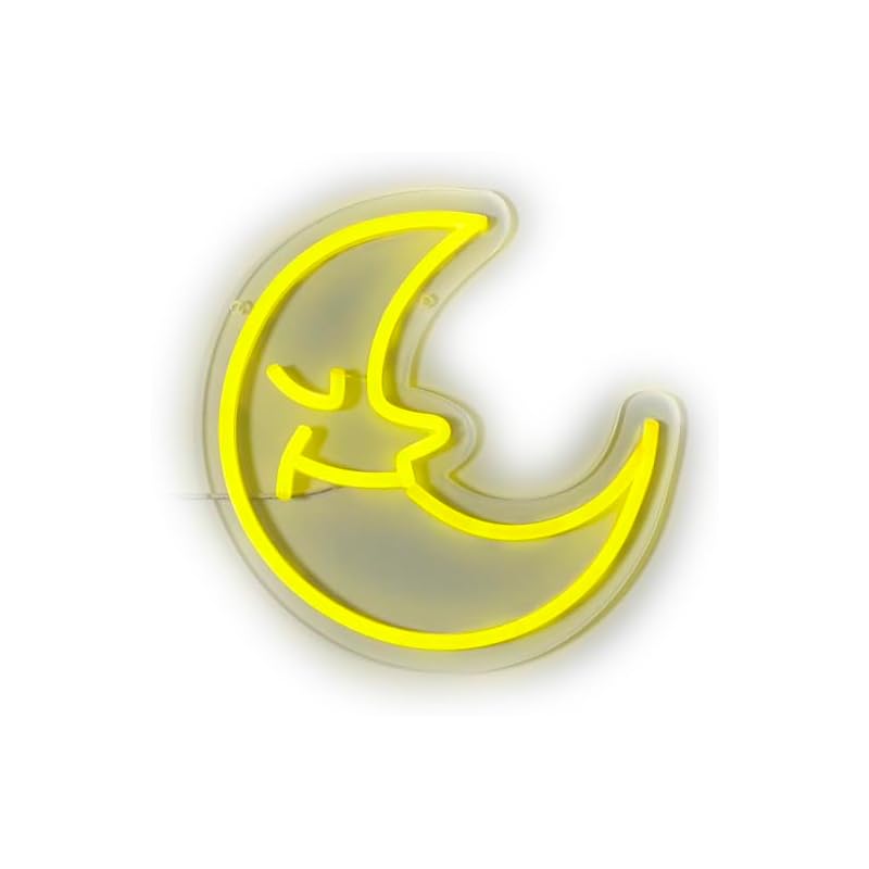 

SLOWER decoration light neon tone Led Fashionable interior decoration Sleepy Crescent NEONY SIGN LIGHT SLW376