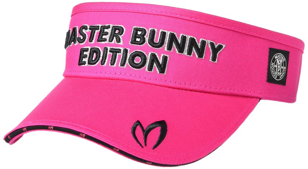 [Master Bunny] Unisex Visor (Cotton Twill, Size Adjustable)  Golf Hat  758-3187203 090Pink S