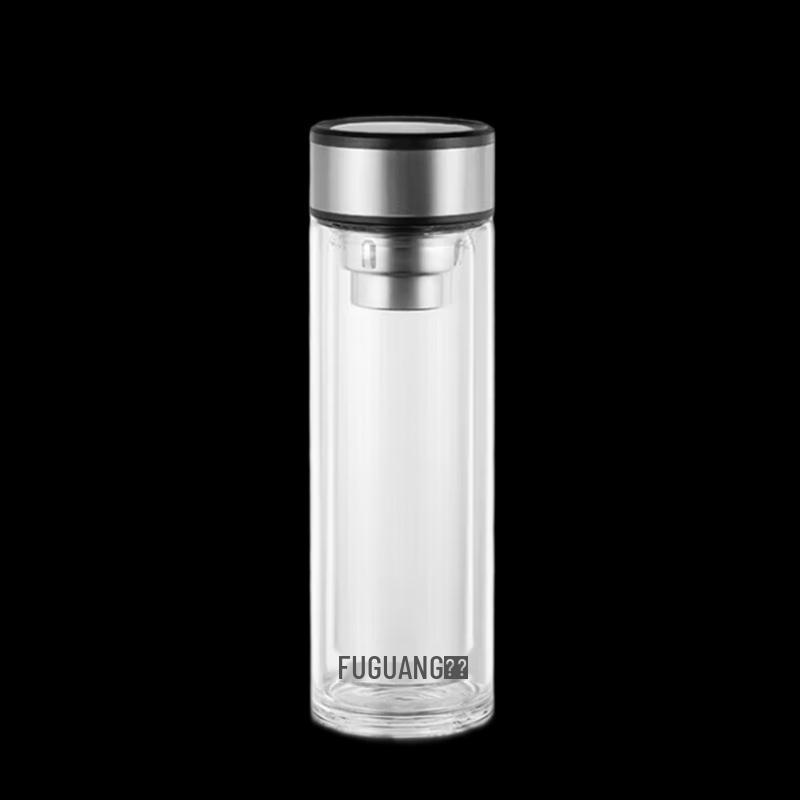 Fuguang Mingqi G2218-SH Double-Wall Glass Tea Infuser Bottle