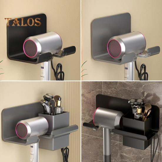 Uchwyt na suszarkę do włosów, ścienny stojak do przechowywania prostownicy do włosów, łatwy montaż, organizer łazienkowy, wieszak druciany do uporządkowanego przechowywania