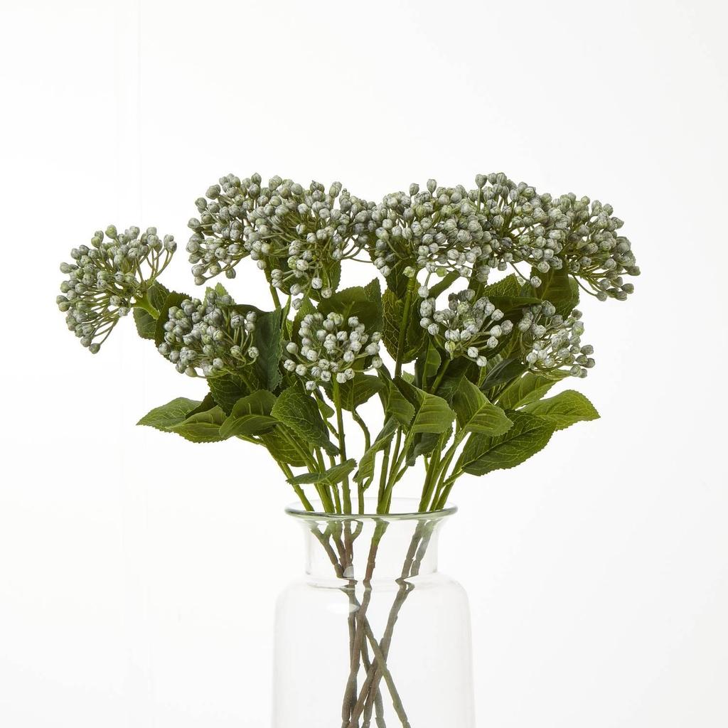 Hill Interiors Budding Hydrangea Artificial Flower Spray