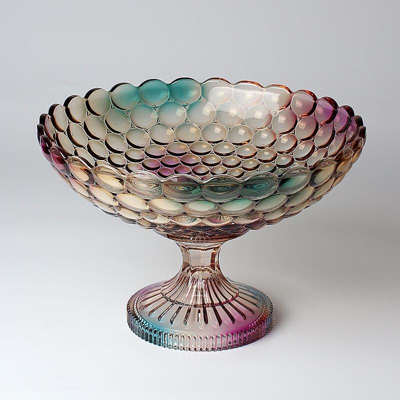 

European Crystal Glass Fruit & Snack Plate