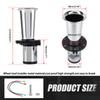 Car Air Horn Classical  for Ford Model T Style Old School Chrome OOGA Air Horn Antique Classic Old 12V 110DB Car Air Horn Chrome