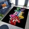 1pc Power Rangers Anime Cartoon Design Office Chair Mat Non-Slip Carpet for Home Decor, Living Room, Bedroom, Game Room - Perfect Gift for Fans.T089