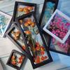 Valentine's Day Rose Dried Flower Photo Frame & Necklace Display Stand