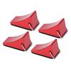4PCS RC Model Car Wheel Chock Good Fixation Anti Slip Bottom RC Aluminum Alloy Wheel Chock for Redcat Gen8 for Axial