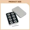 608RS9 Steel Skateboard Bearings, Highfunctional Replacement Parts for And Skating