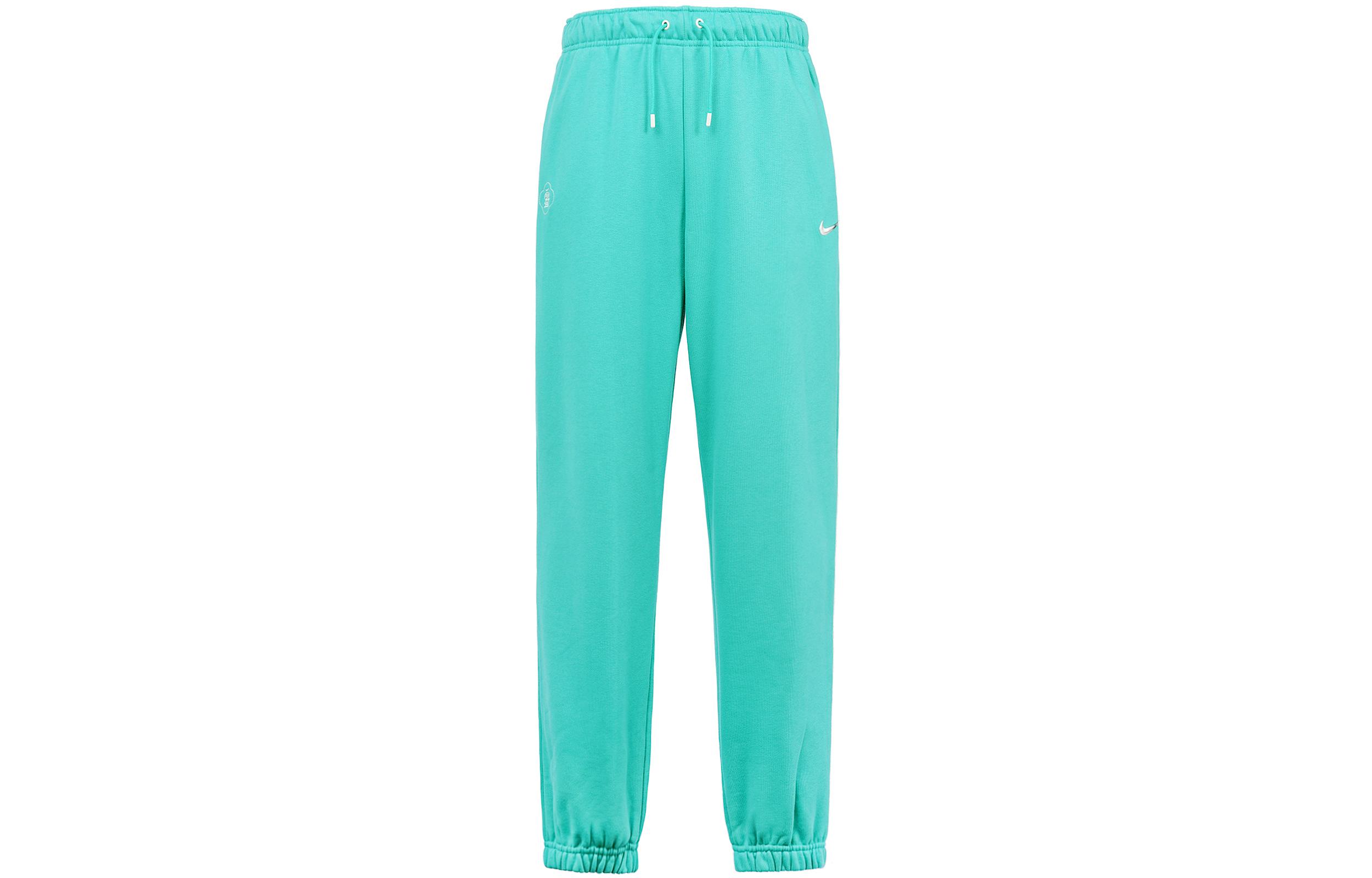 Nike CNY Collection High Rise Casual Fleece Lined Sweatpants Knitted Sweatpants Women s Washed Teal Cyan DQ5369-392 M