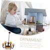Toyvian Dollhouse Lights Miniature Light Model Toy Mini Ceiling Lamp Dollhouse Pendant Light Dollhouse Furniture Mini Chandelier Light Fixture Toys