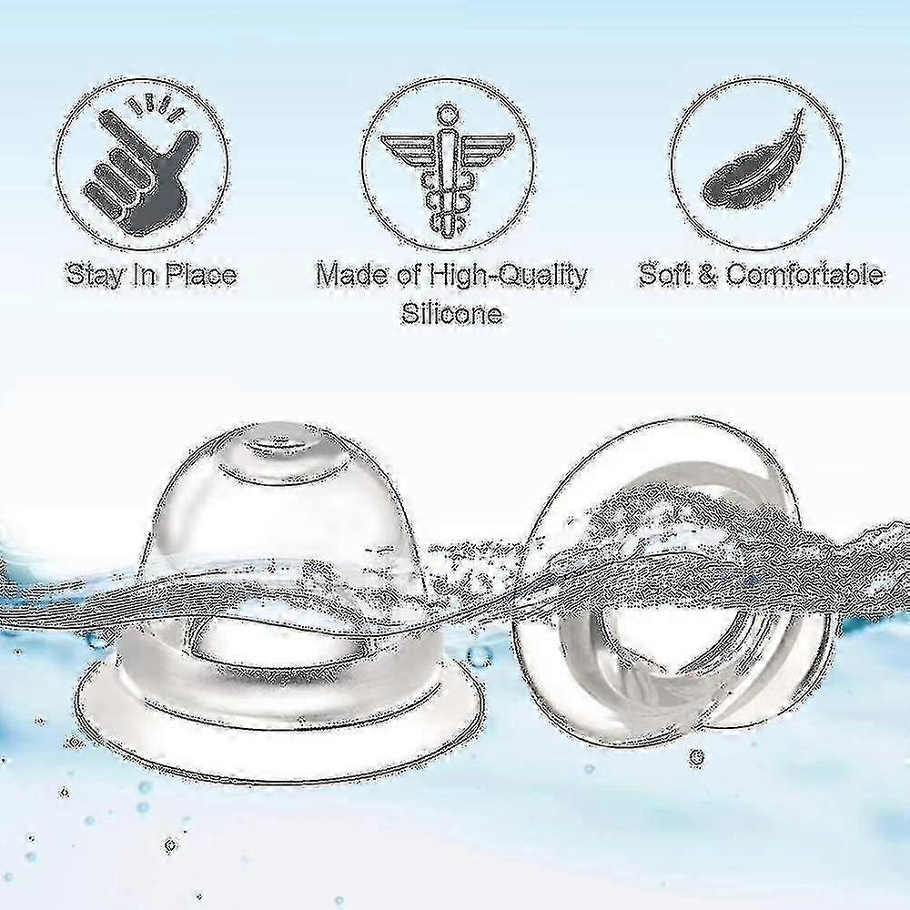 Niplette Set Of 2 Invisible Suction Cups For Flat And Inverted Corrector - Made Of Food Grade Silicone - 100% Silicone SZRH A-W