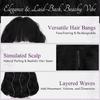 Short Wavy Wig with Bangs for Women Synthetic Curly French Bob WigsNatural Looking Daily Party Halloween
