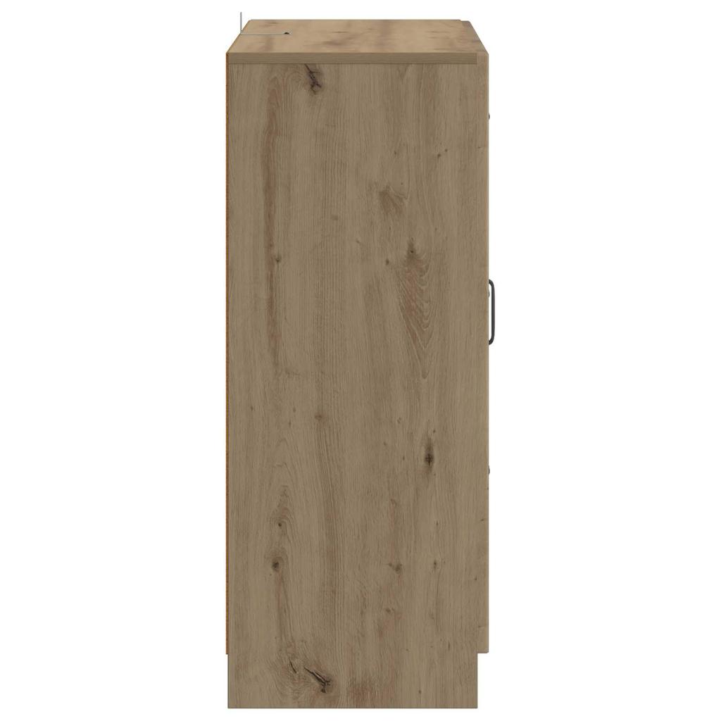 Artisan Oak Sideboard 66 x 34.5 x 87 cm Particleboard