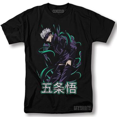 Jujutsu Kaisen Satoru Gojo Shirt Anime Manga Graphic T-Shirt Unisex T-Shirt