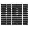 50PCS 10cm Greenhouse Film Clamp Heat Resistant Tube Clip Gardening Frame Pipe Clip for Garden