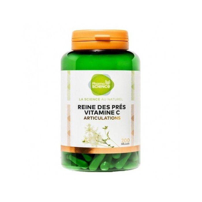 Pharmascience reine des prés vitamine c articulations 200 gélules