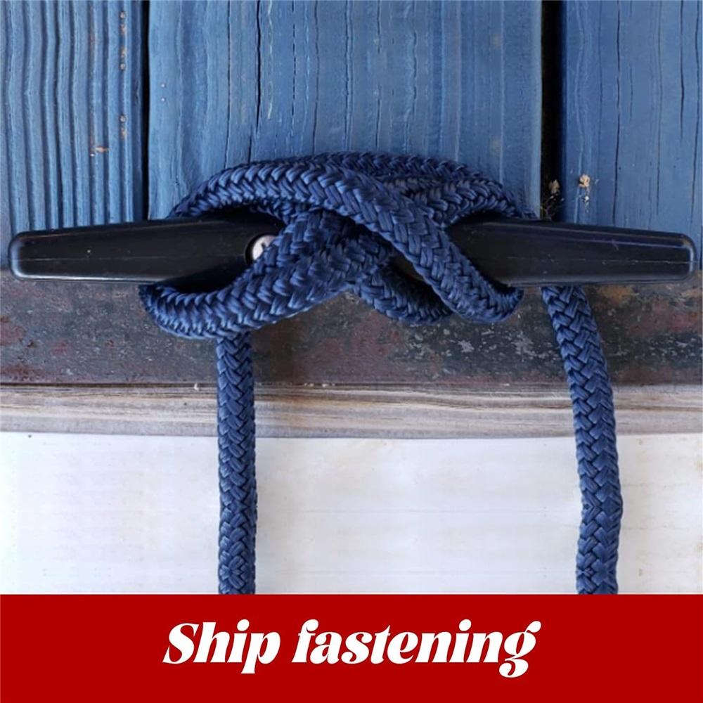 Boulon d'ancre de bateau en nylon – Boulon d'ancre de quai avec vis en acier inoxydable, Pour kayak, canoë, petit bateau, Décoration d'intérieur DIY (Plusieurs tailles, Noir)