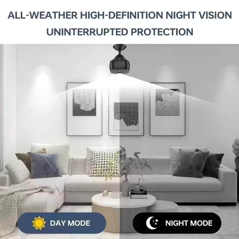 1080P Mini WiFi Camera Indoor Security Magnetic Wireless Cam Surveillance Camera Human Detect Camera Baby Monitor Smart Home