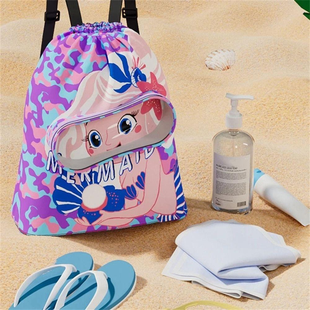 Dry Wet Separation Children's Swimming Bag Waterproof Swimm Storage Bag Kids Beach Bag  Boys Girls
