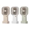 Portable Handheld Fan with Ice Cooling 6 Gear Wind Mini Personal Fans with Detachable Base Lightweight Rechargeable Fan for Office Travel Camping